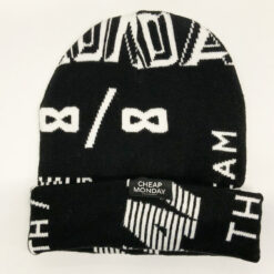 CHEAP MONDAY CHEAP BEANIE 046509220010-BLACK/WHITE