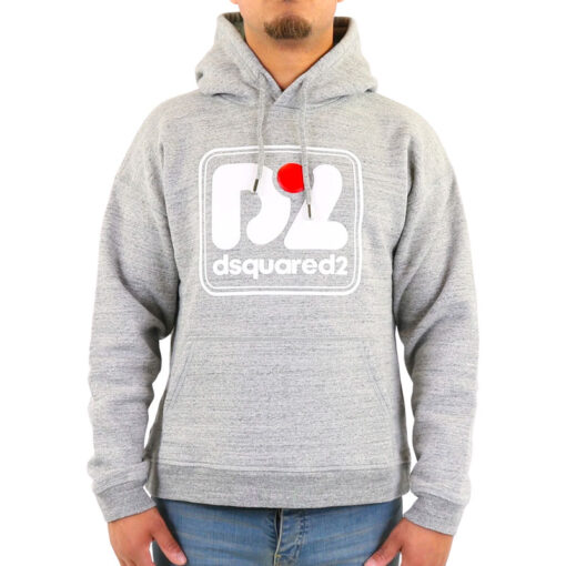 DSQUARED2 CAMO PATCH HERCA ANORAK HOODIE ΦΟΥΤΕΡ S71GU0564 S25148 858M-IVORY