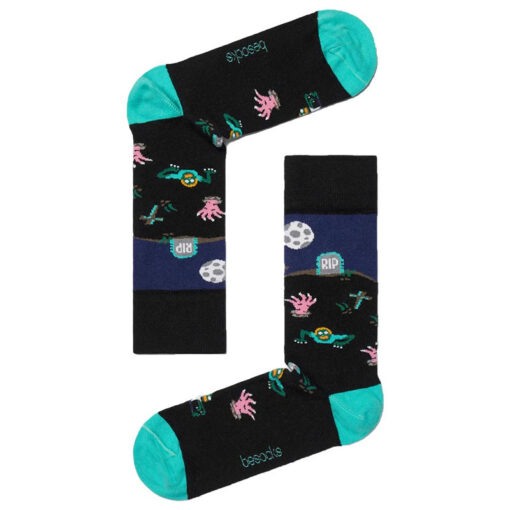 BESOCKS ΚΑΛΤΣΕΣ BEZOMBIE-BLACK