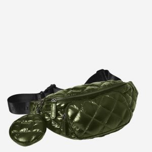 DEHA QUILTED BELT ΤΣΑΝΤΑ ΜΕΣΗΣ D73944-45615-OLIVE GREEN