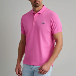 NAVY & GREEN ΜΠΛΟΥΖΑΚΙ ΠΟΛΟ MΟΝΟΧΡΩΜΟ 24GE.300.6-SHOCKING PINK