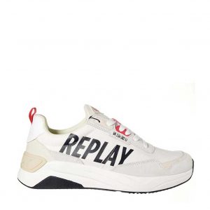 REPLAY TENNET SIGN SNEAKER ΠΑΠΟΥΤΣΙ RS6I0011T-112-OFF WHΙTΕ/BLACK