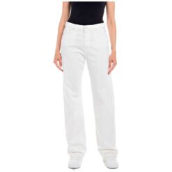 REPLAY ROSE LABEL WIDE LEG FIT LAELJ  ΠΑΝΤΕΛΟΝΙ ΤΖΙΝ WA484 .000.8415141 707-BUTTER