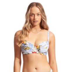 SEAFOLLY COAST TO COAST DD CUP UNDERWIRE BIKINI ΤΟΠ ΜΑΓΙΟ 31383DD913-POWDER BLUE