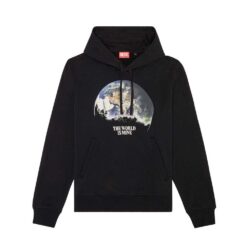 DIESEL S-GINN-WELT-HOOD ΦΟΥΤΕΡ ΜΕ ΚΟΥΚΟΥΛΑ A03570-0JFAV-900 CAVIAR