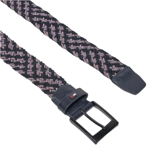 TOMMY HILFIGER ADAN STRETCH WEBBING 3.5 ELASTIC ΖΩΝΗ AM0AM12051-DW6-SPACE BLUE CORP - Image 2