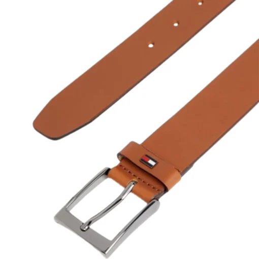TOMMY HILFIGER ADAN ENAMEL FLAG SMOOTH LEATHER  3.5 ΖΩΝΗ AM0AM12052-GB8-COGNAC - Image 2