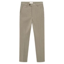LES DEUX COMO TWILL PINSTRIPE SUIT ΠΑΝΤΕΛΟΝΙ LDM510123-836215-LIGHT SAND MELANGE/IVORY