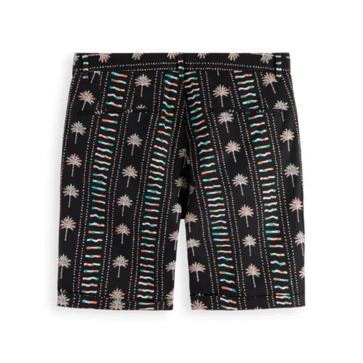 SCOTCH & SODA STUART- PRINTED STRETCH-COTTON ΣΟΡΤΣ 175746-7196-PALM MULTI AOP - Image 2