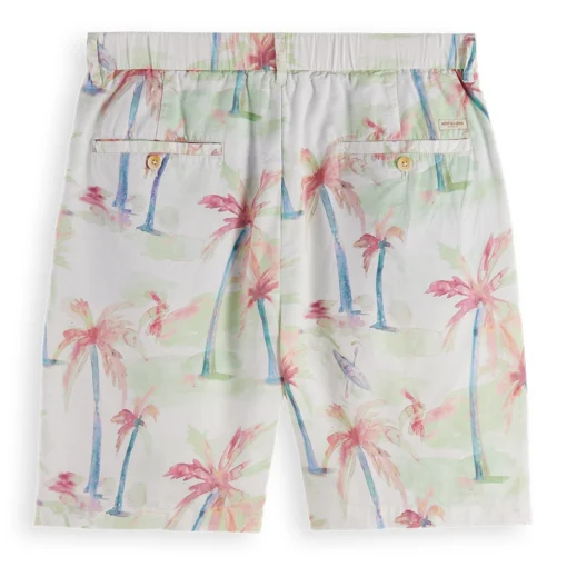 SCOTCH & SODA TWILT - PRINTED PLEATED ΒΕΡΜΟΥΔΑ 175784-7201-PALMTREE HAWAII AOP - Image 2
