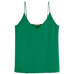 SCOTCH & SODA JERSEY TANK WITH WOVEN FRONT ΜΠΛΟΥΖΑ 176271-2409-PINE TREE