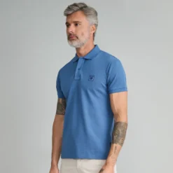 NAVY & GREEN ΜΠΛΟΥΖΑΚΙ ΠIKE ΠΟΛΟ 24GE.1017/YL-BLUE STONE