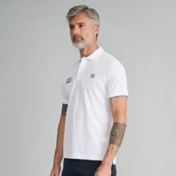 NAVY & GREEN ΜΠΛΟΥΖΑΚΙ ΠΟΛΟ 24GE.1019-WHITE
