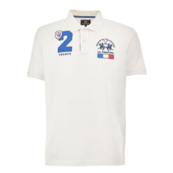 LA MARTINA POLO ΜΠΛΟΥΖΑ ΚΜ YMP315-PK031-00001-OPTIC WHITE