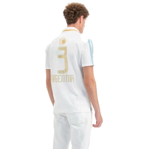 LA MARTINA POLO ΜΠΛΟΥΖΑ ΚΜ YMP601-PK001-00001-OPTIC WHITE - Image 2