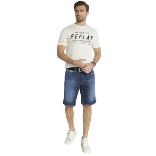 REPLAY GROVER ΤΖΙΝ ΣΟΡΤΣ M1072 .000.573 600 007-DARK BLUE - Image 3