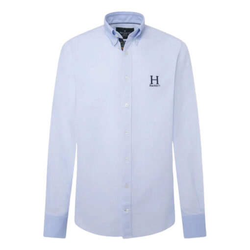 HACKETT HERITAGE OXFORD STRIPE ΠΟΥΚΑΜΙΣΟ HM3010076-513-SKY BLUE