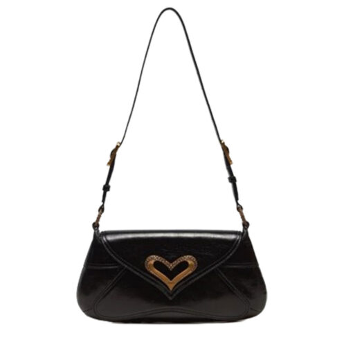 PINKO 520 SHOULDER CLASSIC FL ΤΣΑΝΤΑ ΩΜΟΥ 103763-A1EO-Z99Q-NERO/ANTIQUE GOLD