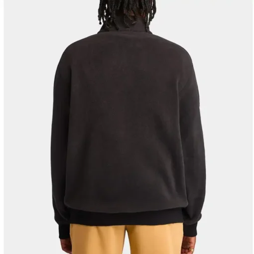TIMBERLAND LINEAR LOGO 1/4 ZIP POLARTEC 200 FLEECE ΦΟΥΤΕΡ TB0A6Y5T001-BLACK - Image 3
