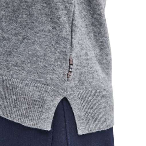 BARBOUR PENDLE ROLL COLLAR KNITTED ΠΟΥΛΟΒΕΡ LKN1077-GY15-GREY - Image 4