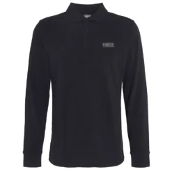 BARBOUR INTERNATIONAL LONG SLEEVE POLO ΜΠΛΟΥΖΑ MML1348-BK71-BLACK/PEWTER
