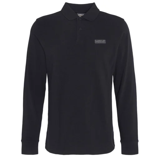 BARBOUR INTERNATIONAL LONG SLEEVE POLO ΜΠΛΟΥΖΑ MML1348-BK71-BLACK/PEWTER