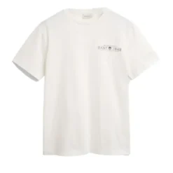 GANT T-SHIRT ΜΠΛΟΥΖΑ ΚΜ 2044017-113-EGGSHELL