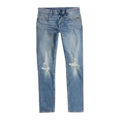 G-STAR 3301 SLIM ΠΑΝΤΕΛΟΝΙ ΤΖΙΝ 51001-D936-H103-VINTAGE BLUE VAPOUR DESTROYED