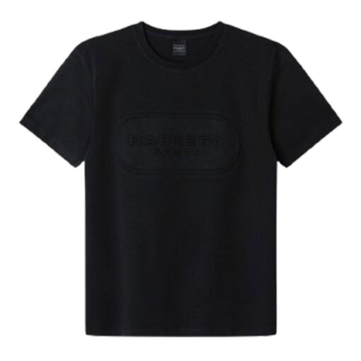 HACKETT HS CLUB EMBOSS T-SHIRT ΜΠΛΟΥΖΑ HM500872-999-BLACK