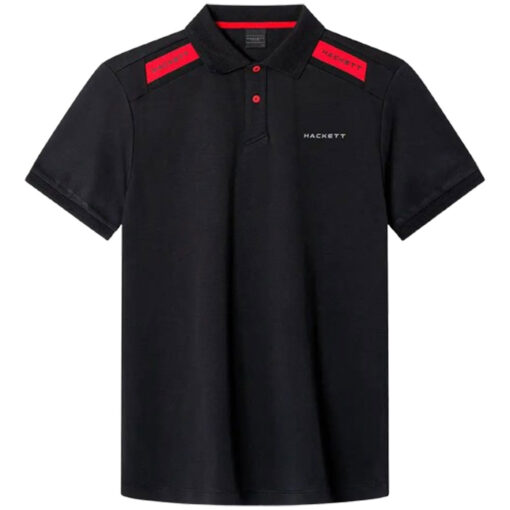 HACKETT HS TAPE SHLDR POLO ΜΠΛΟΥΖΑ HM563396-999-BLACK