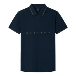 HACKETT HS QUARTER ZIP POLO ΜΠΛΟΥΖΑ HM563408-595-NAVY