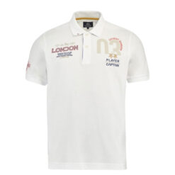 LA MARTINA ΜΠΛΟΥΖΑ POLO ΚΜ MAP307-PK001-00001-OPTIC WHITE