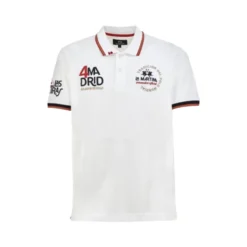 LA MARTINA ΜΠΛΟΥΖΑ POLO ΚΜ MAP310-PK001-00001-OPTIC WHITE