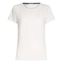 LIU JO LOGO AND GEMSTONES T-SHIRT ΜΠΛΟΥΖΑ TA5214JS003-M9127-WHITE MILK NECKLINE