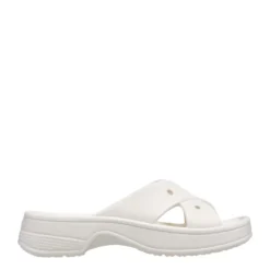 CROCS CL WOMENS CROSS STRAP ΠΕΔΙΛΟ 210840-0WV-CHALK