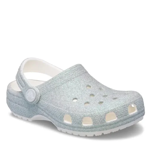 CROCS CLASSIC IRIDESCENT GLITTER CGK ΠΑΙΔΙΚΟ ΠΕΔΙΛΟ 210986-100-WHITE - Image 2