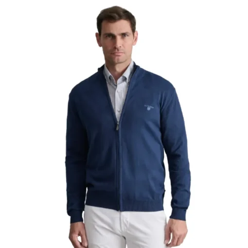 NAVY & GREEN ΠΛΕΚΤΗ ΖΑΚΕΤΑ ΦΕΡΜΟΥΑΡ 24AR.999/GZ.5-MD BLUE