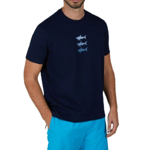 PAUL & SHARK COTTON T-SHIRT ΜΠΛΟΥΖΑ 25411005-13-BLUE - Image 3