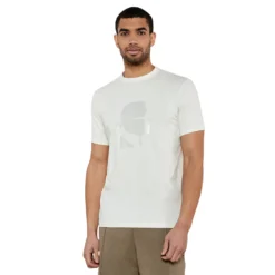 KARL LAGERFELD CREWNECK T-SHIRT ΜΠΛΟΥΖΑ 755054-552221-60-OFF WHITE