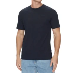 CALVIN KLEIN COTTON COMFORT FIT T-SHIRT ΜΠΛΟΥΖΑ K10K112749-CEF-DARK SAPPHIRE