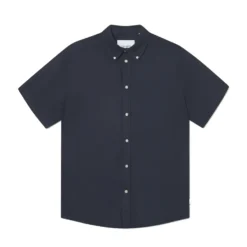 LES DEUX KRIS LINEN SS ΠΟΥΚΑΜΙΣΟ LDM401053-460460-DARK NAVY