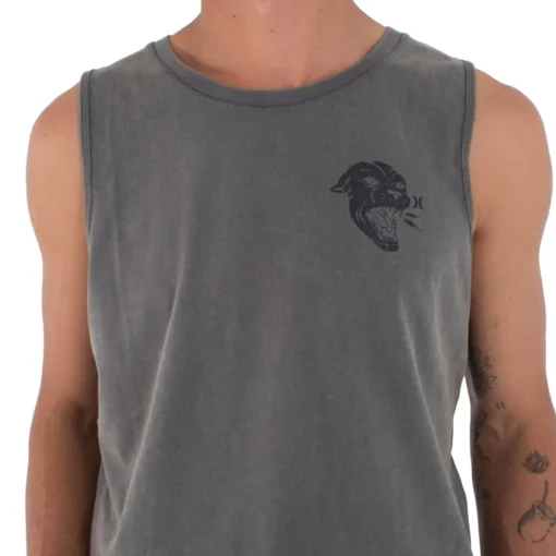 HURLEY M SIDER BP TANK ΜΠΛΟΥΖΑ MTKEU00009-006-DARK STONE GREY - Image 2