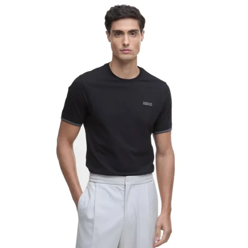 BARBOUR INTERNATIONAL CHARGE T-SHIRT ΜΠΛΟΥΖΑ Κ/Μ MTS1296-BK12-BLACK - Image 2