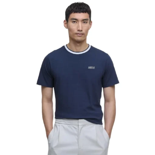BARBOUR INTERNATIONAL LUCA TIPPING DETAIL T-SHIRT ΜΠΛΟΥΖΑ MTS1414-NY91-NAVY - Image 2