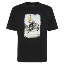 BARBOUR INTERNATIONAL COSTER SMQ GRAPHIC T-SHIRT ΜΠΛΟΥΖΑ MTS1435-BK11-BLACK