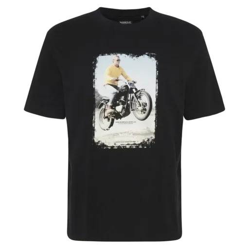 BARBOUR INTERNATIONAL COSTER SMQ GRAPHIC T-SHIRT ΜΠΛΟΥΖΑ MTS1435-BK11-BLACK