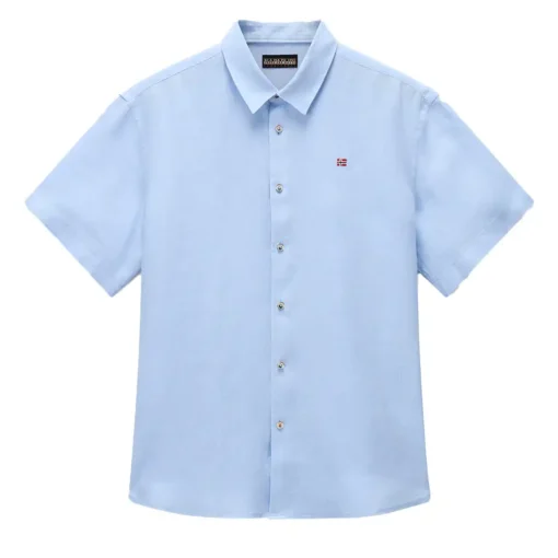 NAPAPIJRI G-LINEN SS ΠΟΥΚΑΜΙΣΟ NP0A4HT5I831-I83-SOFT CHAMBR