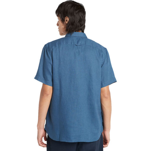 TIMBERLAND MILL BROOK LINEN ΚΜ ΠΟΥΚΑΜΙΣΟ TB0A2DCC288-DARK DENIM - Image 3