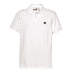 TIMBERLAND MILLERS RIVER PIQUE ΚΜ POLO ΜΠΛΟΥΖΑ TB0A6VDP100-WHITE