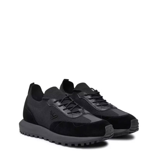 EMPORIO ARMANI SNEAKERS ΠΑΠΟΥΤΣΙΑ X4X659 XR105-K001-BLACK/BLACK - Image 3